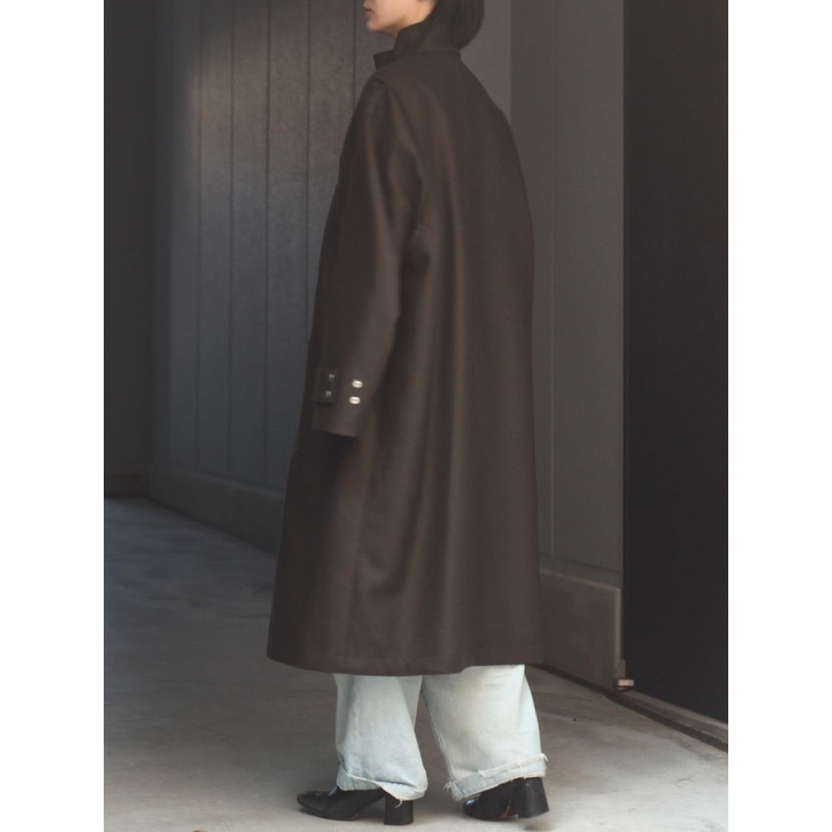 MATSUFUJI - 【残り一点】Melton High Neck Coat | ACRMTSM ONLINE STORE