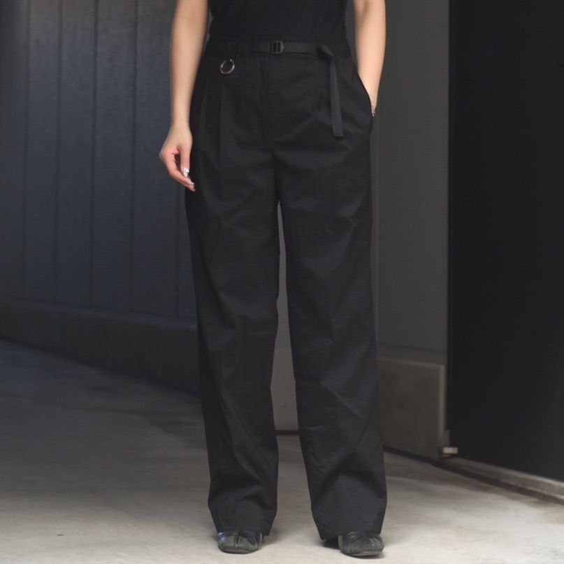 【残り一点】Wide Tailored Pants(QUINN_NYLON)