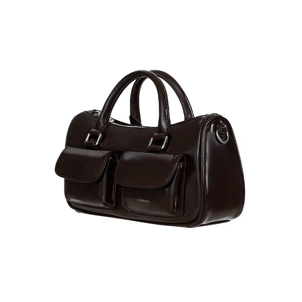 韓国人気【STAND OIL】Chubby Half Bag チュビーハーフバック Chubby Half Bag · チャビーハーフバッグ (ブラック) – Stand