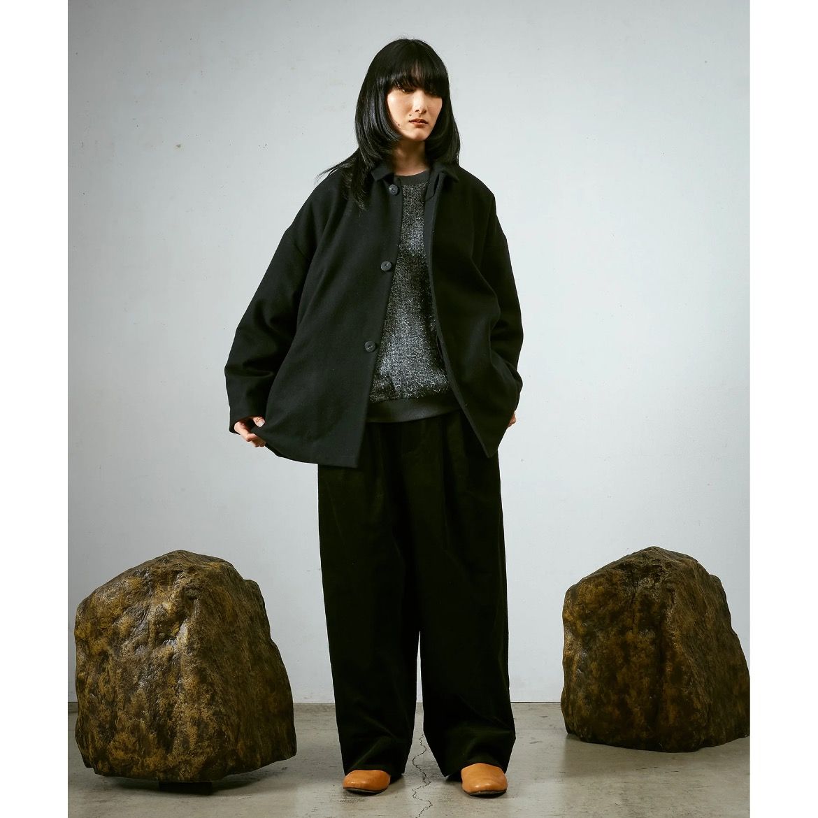 【残り一点】メルトンBIGハーフコート