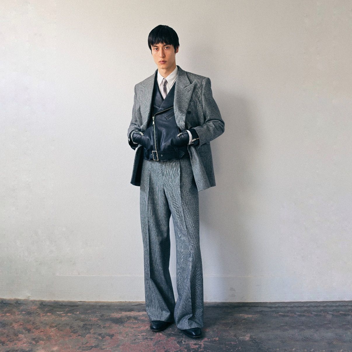 【残り一点】Glen Plaid Wide Trousers