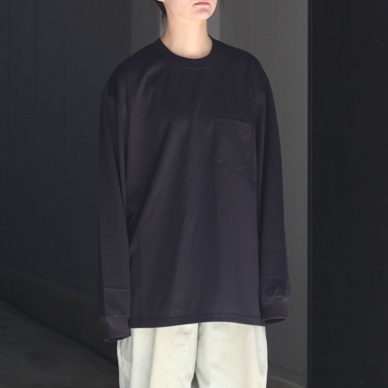 【残り一点】Supima Cotton Oversized Long Sleeve Pocket Tee