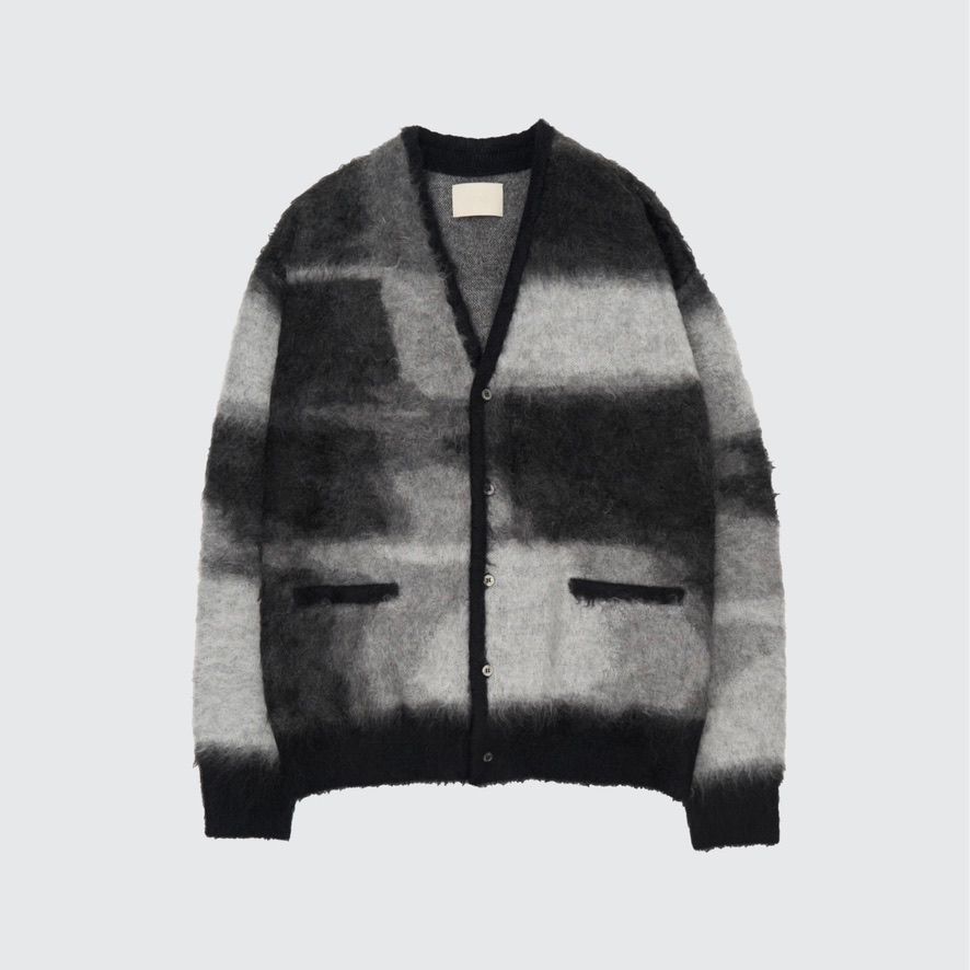 【残り一点】Kid Mohair Jacquard Cardigan