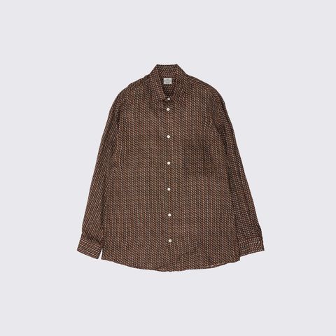 【残り一点】Vintage Pattern Printed Shirt