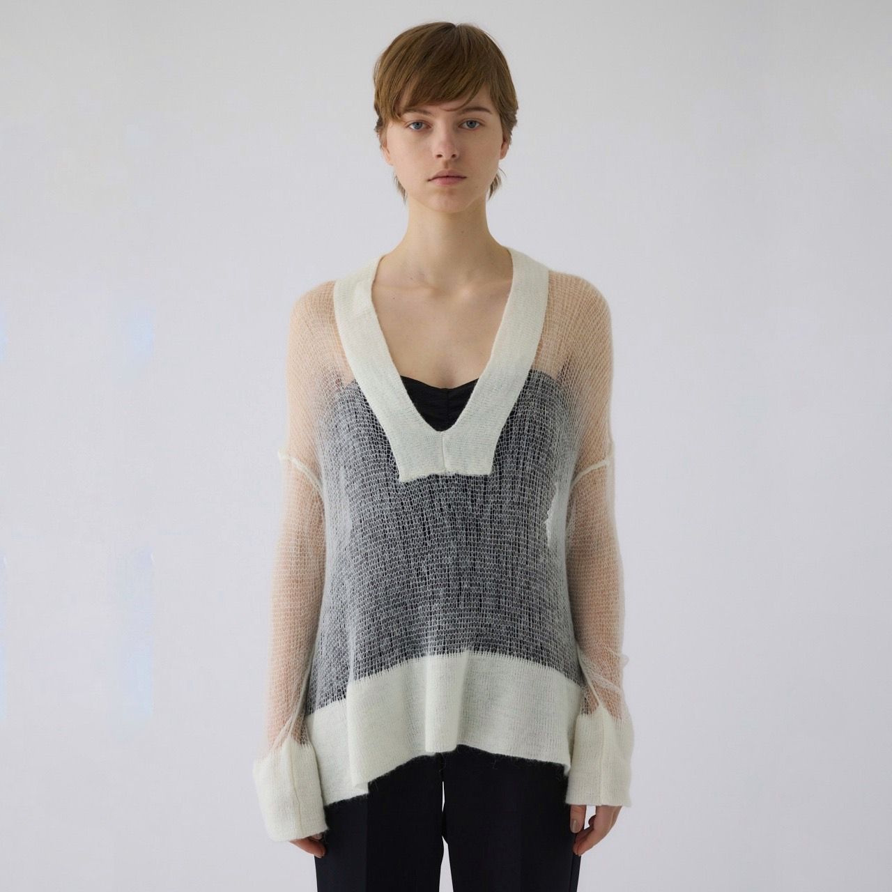 【残り一点】Super Low Gauge Mohair Mix Knit