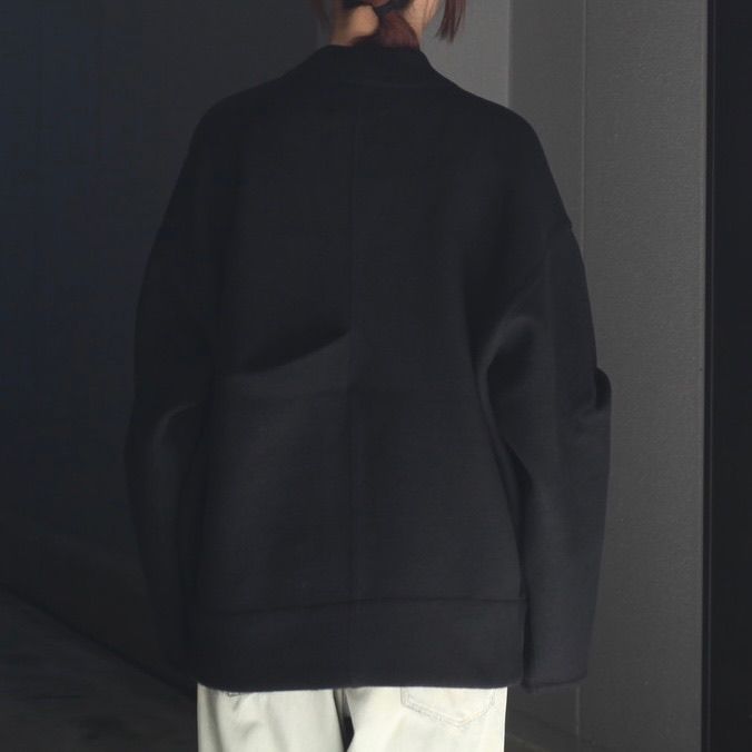 【残りわずか】Extra Fine Wool Knit Tucked Cardigan