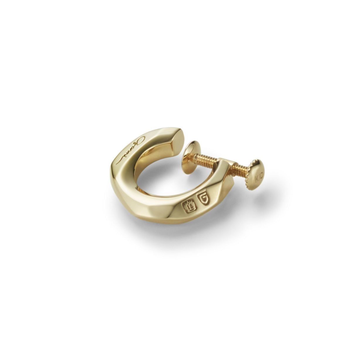 【お取り寄せ注文可能】K10 Crockery Earring(GOLD)