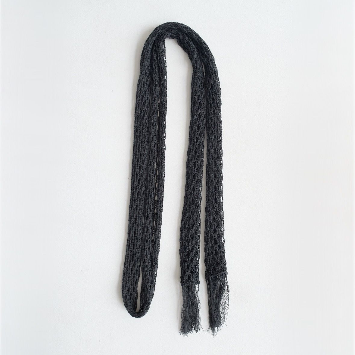 【残り一点】Fringe Narrow Long Scarf