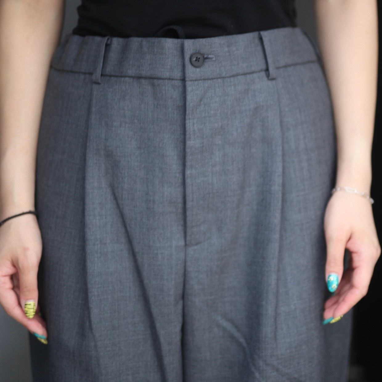 【残り一点】Wool Tropical Loose Fit Pants