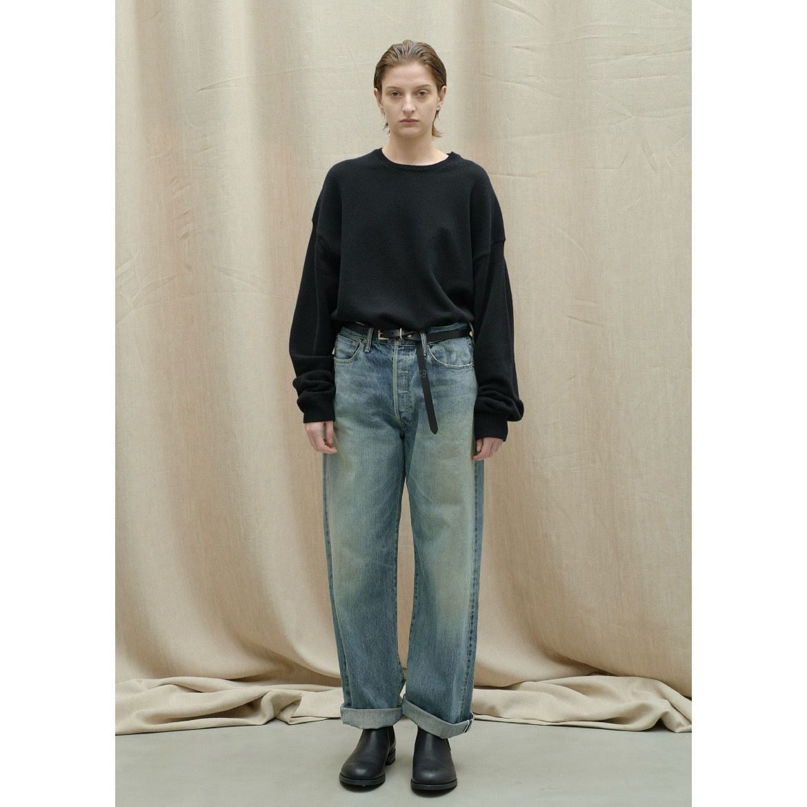 YOKO SAKAMOTO - 【再販売通知受付可能】Denim Straight Pants(USED FADE) | ACRMTSM ONLINE  STORE