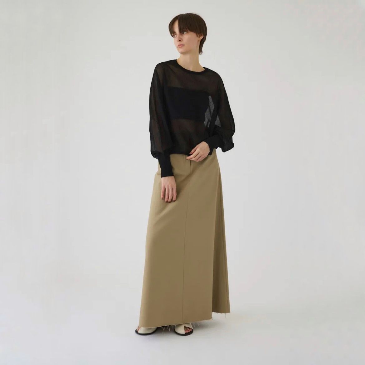 【残り一点】Sheer Dolman Knit Tops