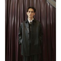 【残り一点】Leather Car Coat