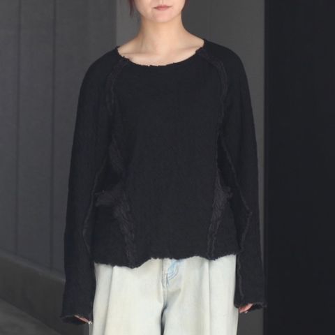 【残り一点】Paneled Long Sleeve T Shirt