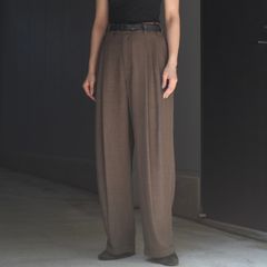 【残り一点】3 Tuck Wool Serge Trousers