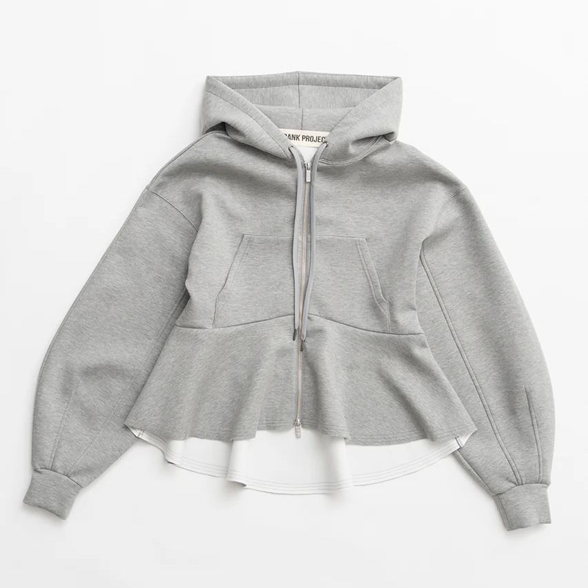 【残り一点】ペプラムフーディパーカー