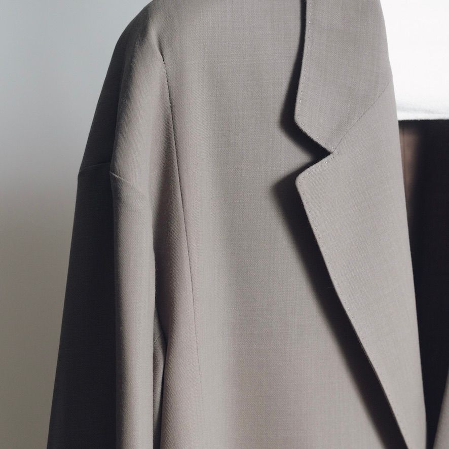 【残り一点】Draped Dart Wool Serge Blazer