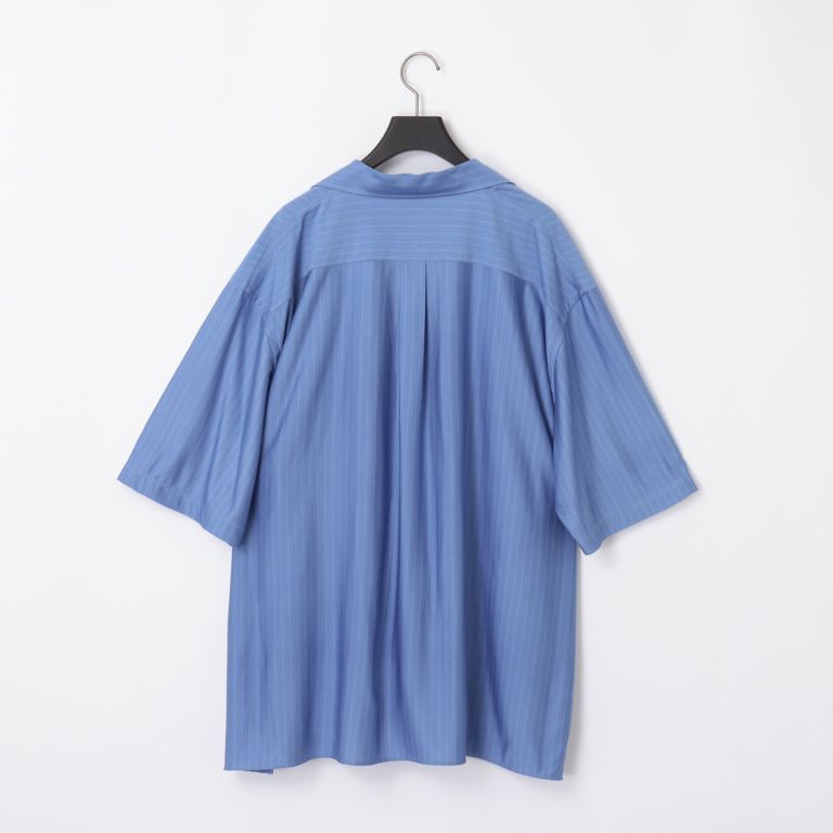 【残り一点】36G Silk Stripe Ether SS Shirt