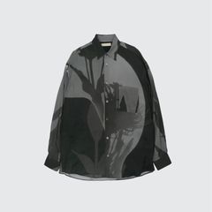 【残り一点】Photogram Printed Rayon Shirt