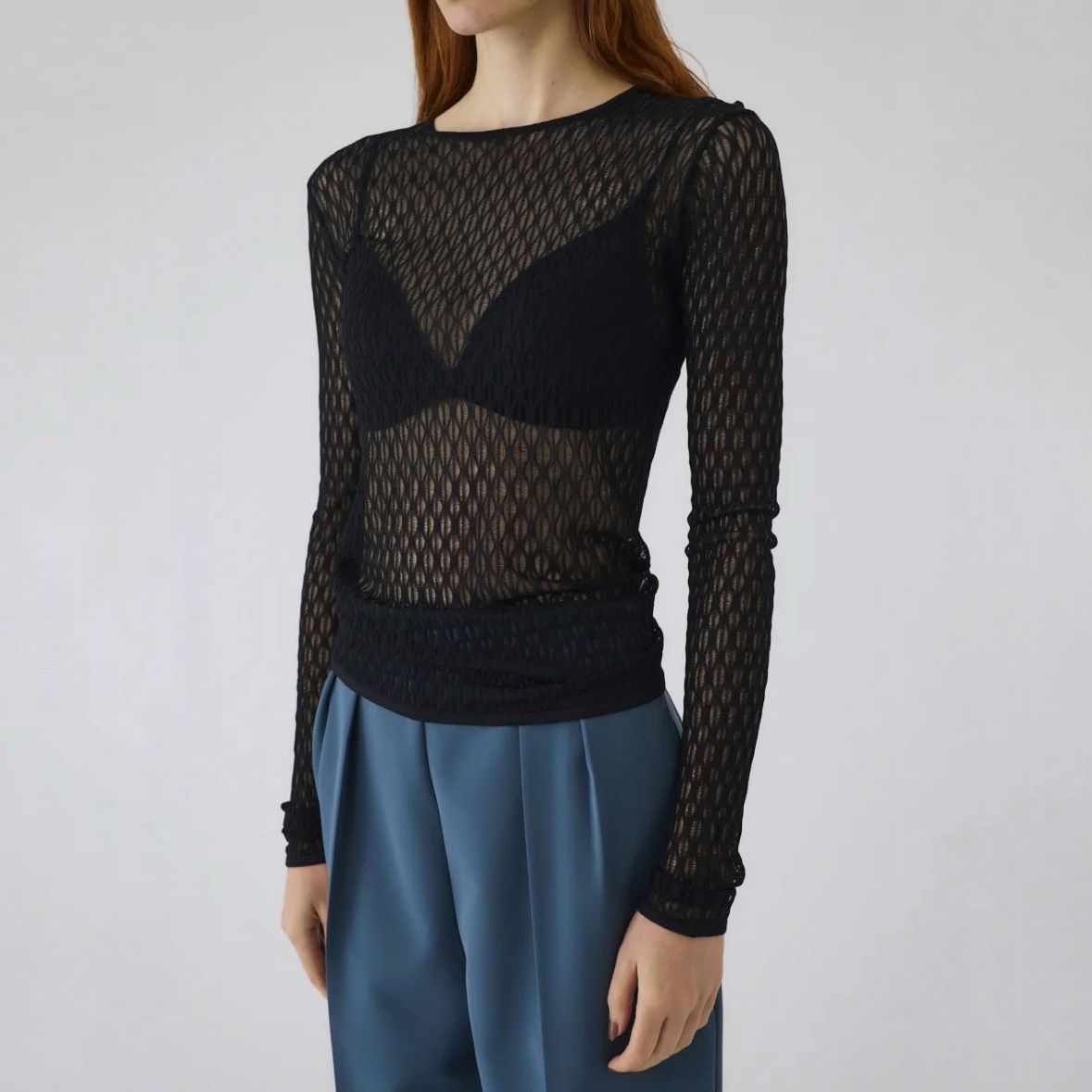 【残り一点】Lace Knitting Tops