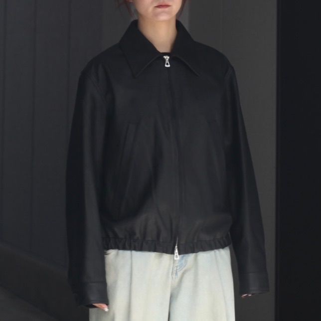 【残りわずか】Leather Zip Blouson