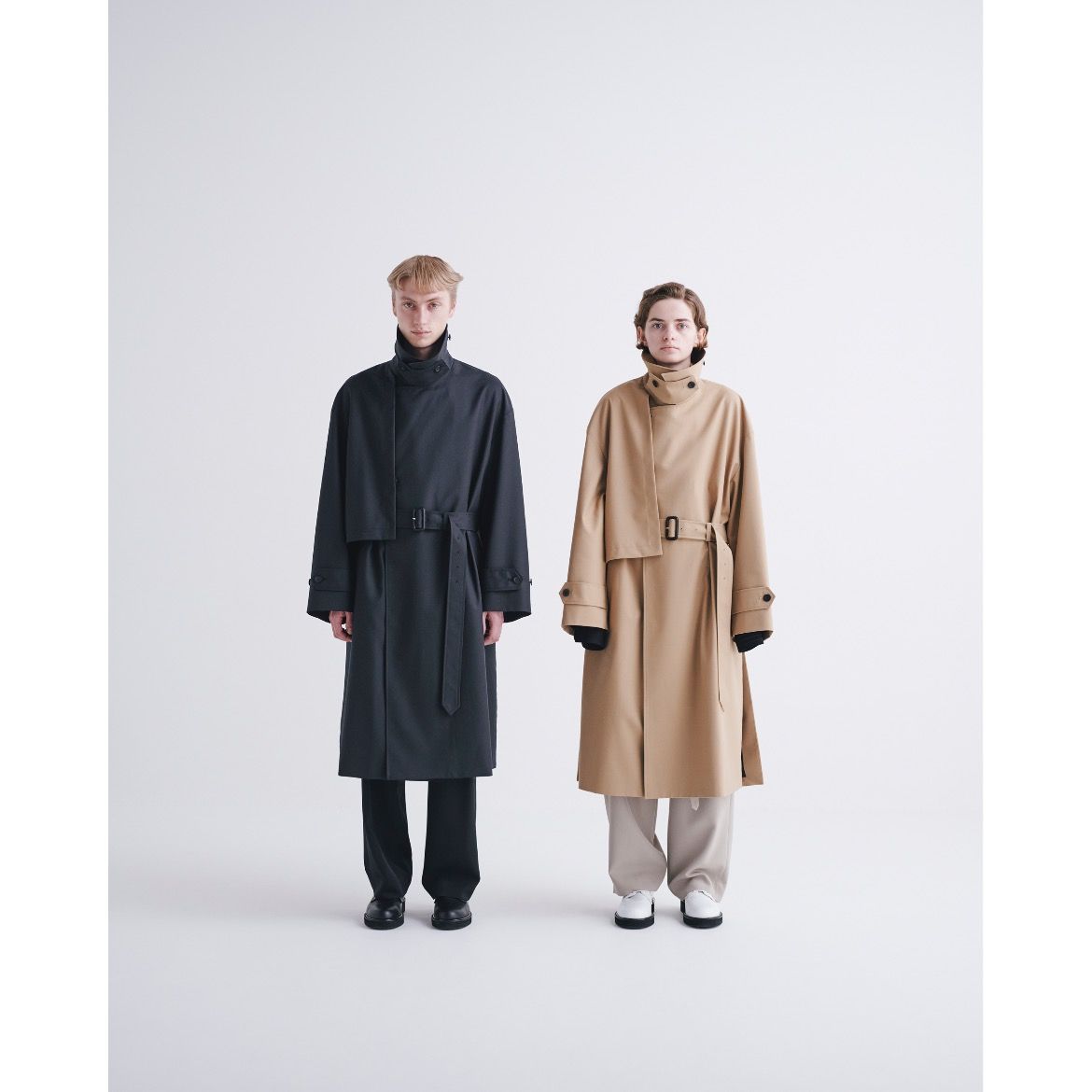 CULLNI - 【残り一点】Wool Gabardine Trench Coat | ACRMTSM ONLINE STORE