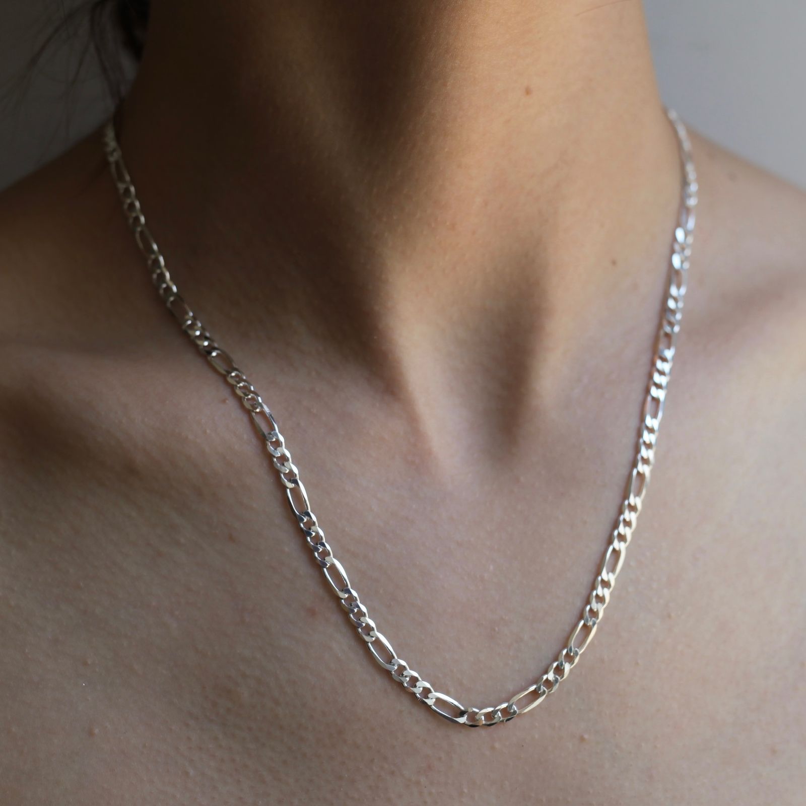 【残り一点】Light Curb Chain Necklace(SILVER)