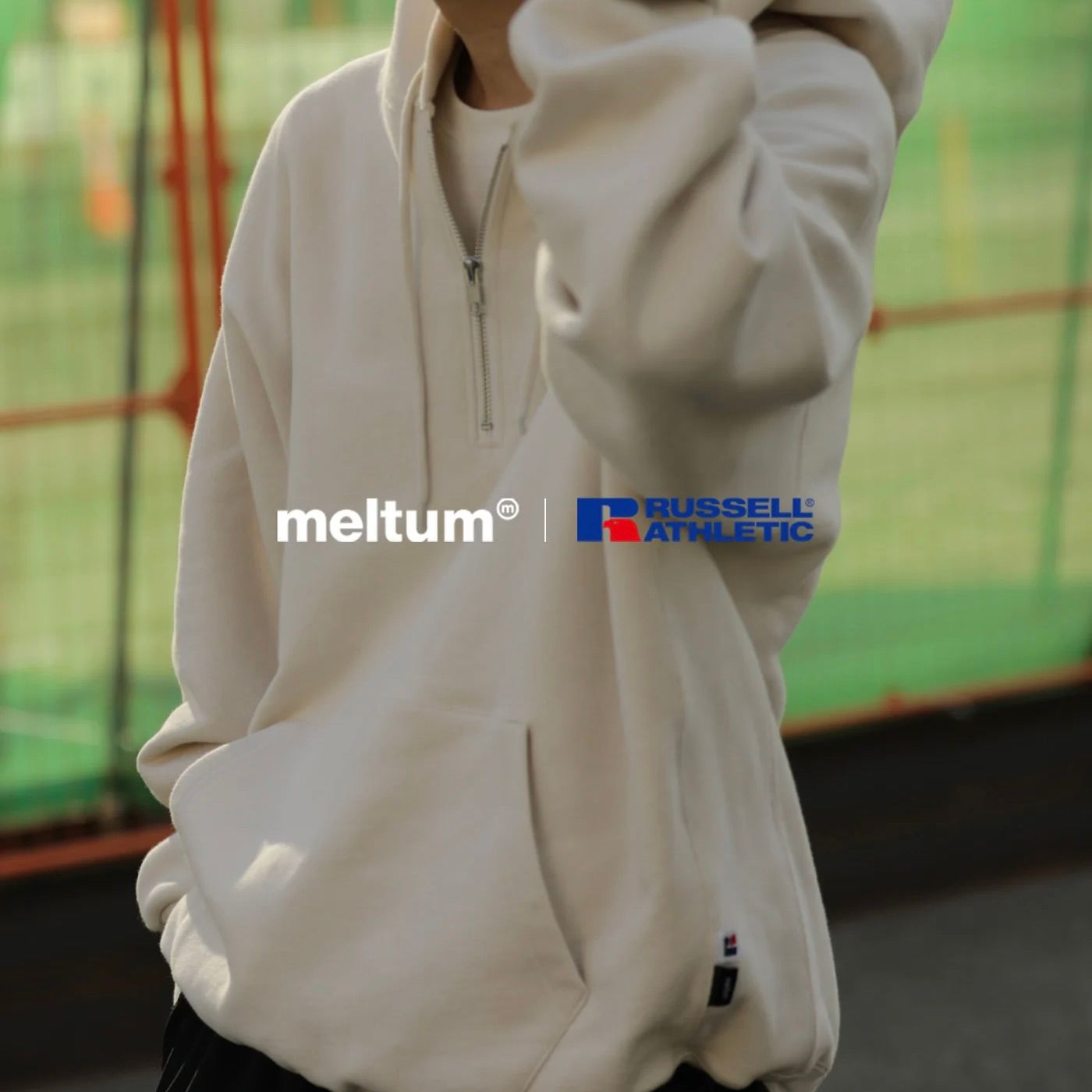 【残り一点】Half Zip Sweat Hoodie