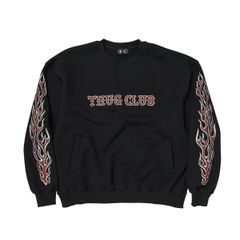【残り一点】Leather Flame Sweatshirt