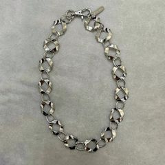 【再販売通知受付可能】Square Twist Short Necklace