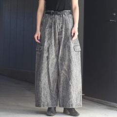 【残り一点】ピグメントプリントデニムカーゴパンツ