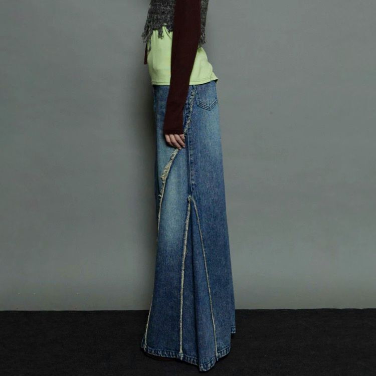 【残り一点】Cellulose Denim Maxi Skirt