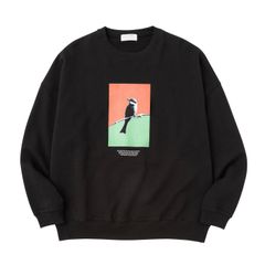 【残り一点】Bird Inkjet Oversized Sweat