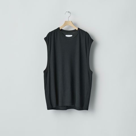 【残りわずか】Fine Wool Oversized No Sleeve Tee