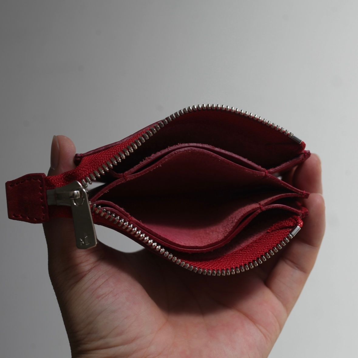 【残り一点】3 Layered Purse(RED)