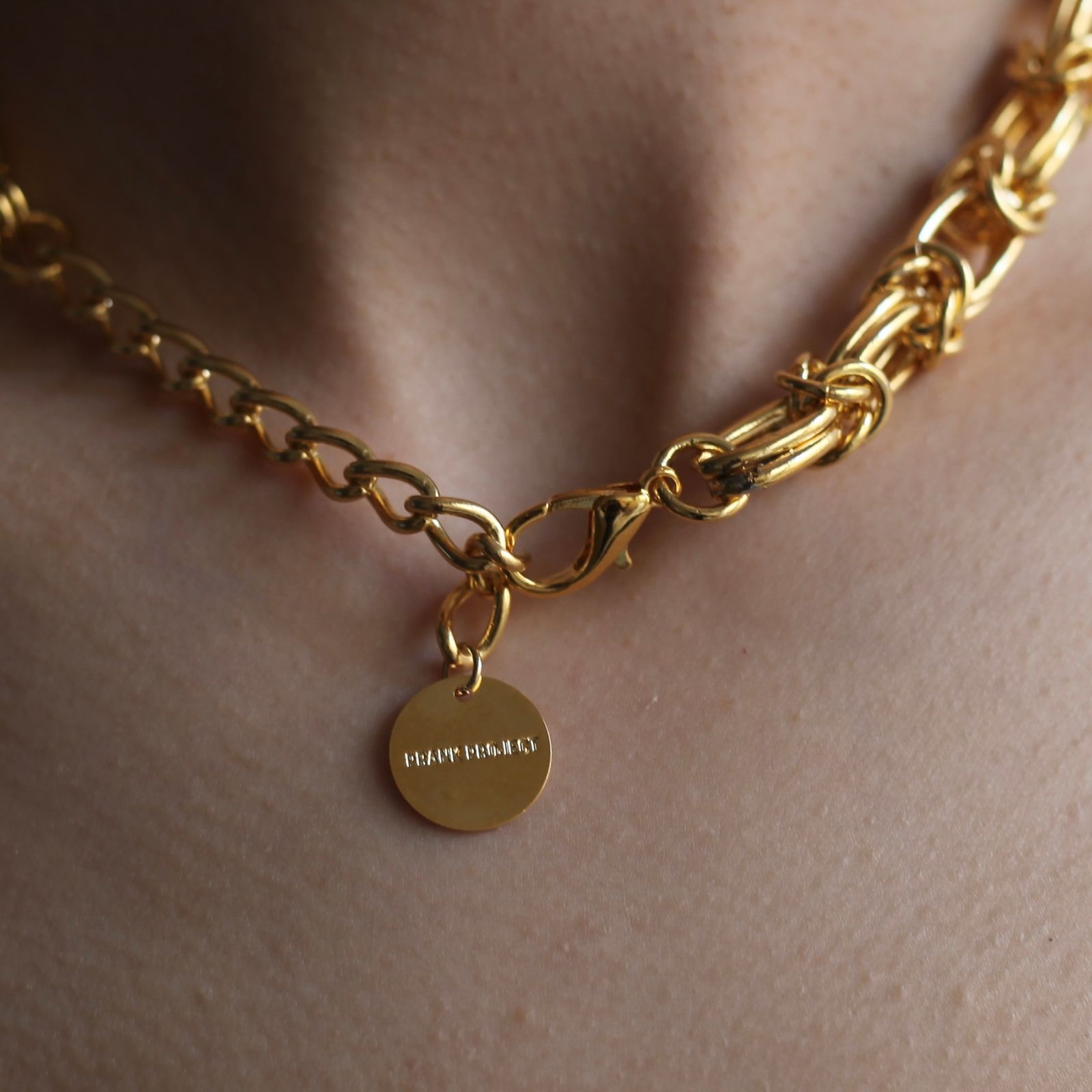 【残り一点】Braid Gold Chain Necklace