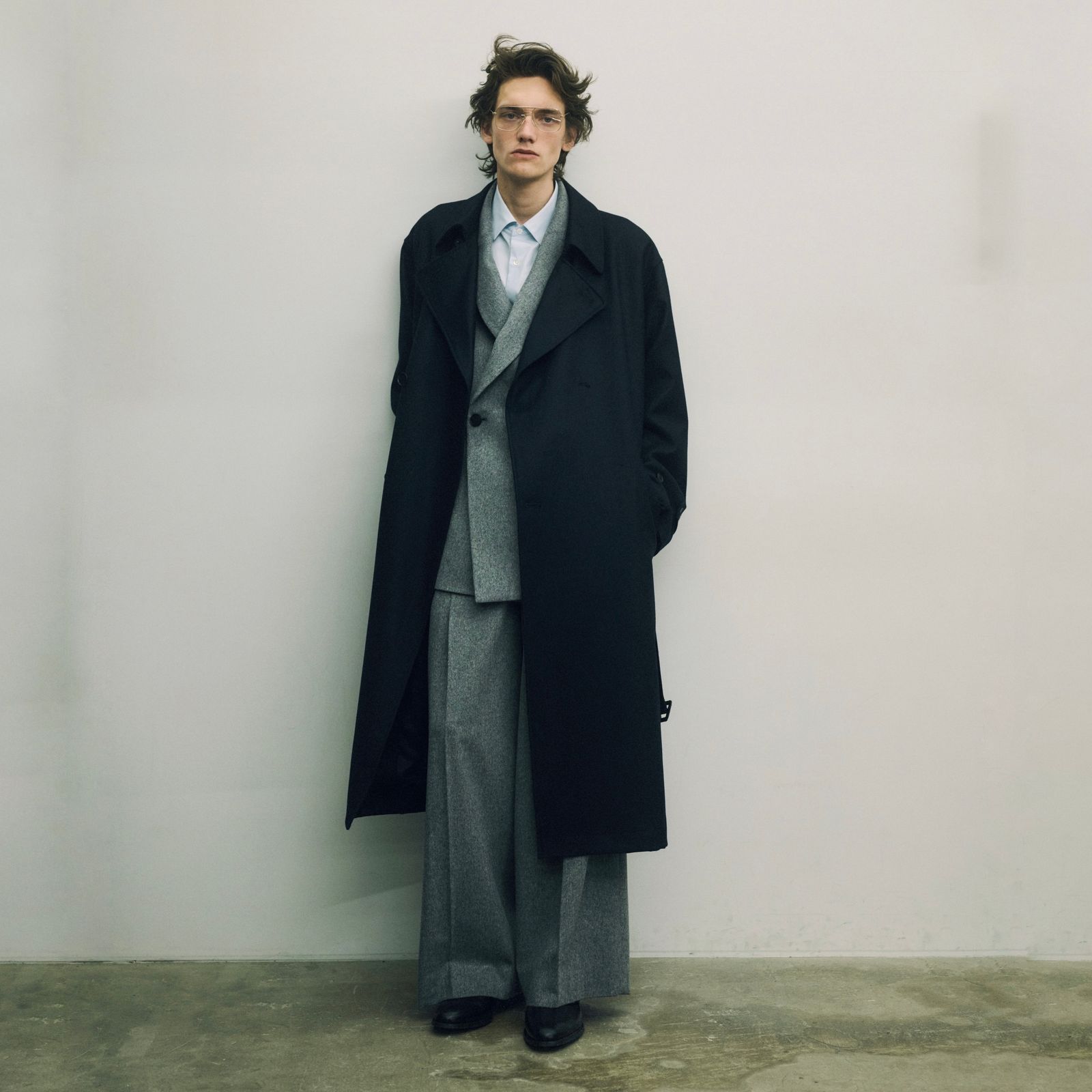【残り一点】Suvin Cotton Oversized Regular Collar Shirt