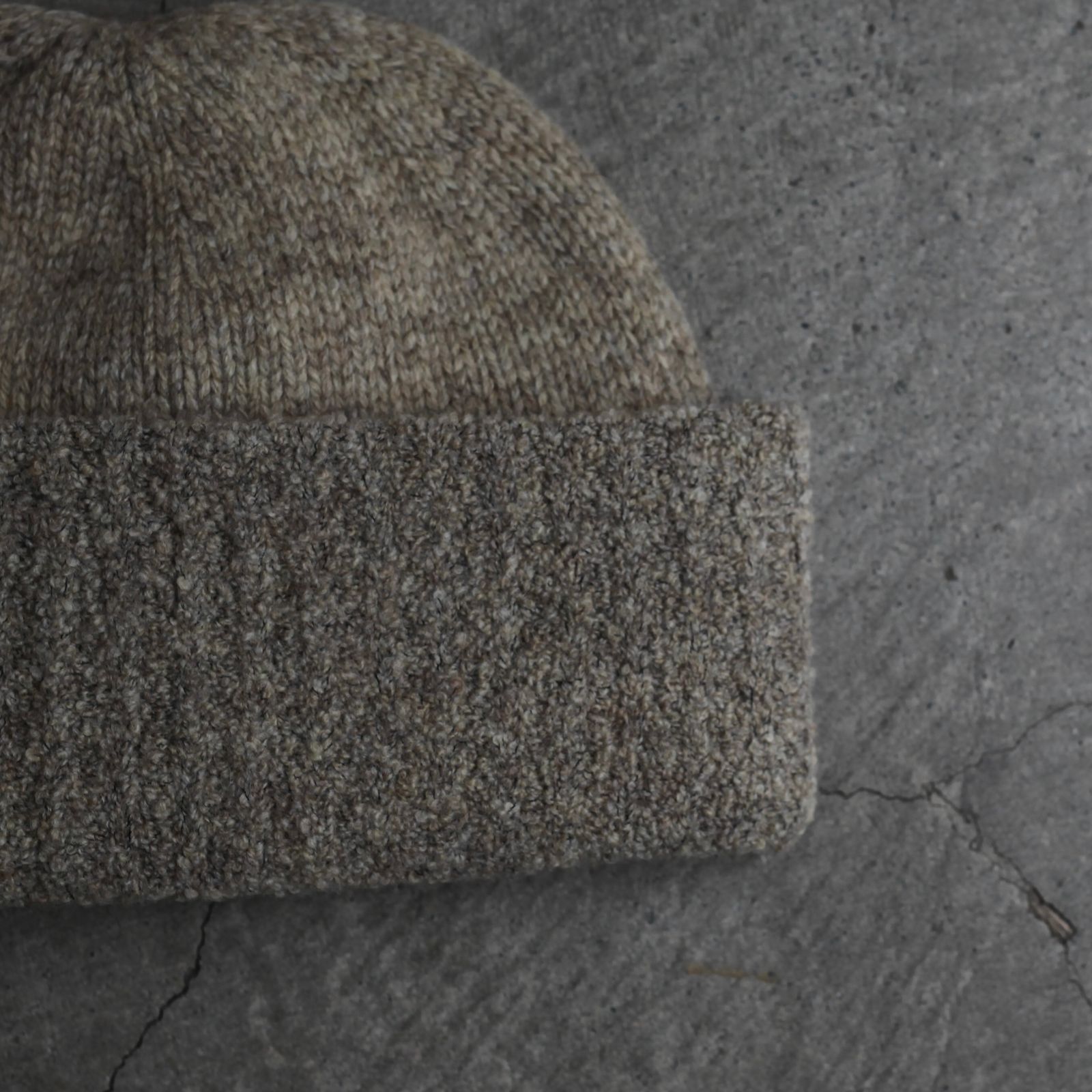 【残りわずか】Wool Knit Cap(BEIGE)