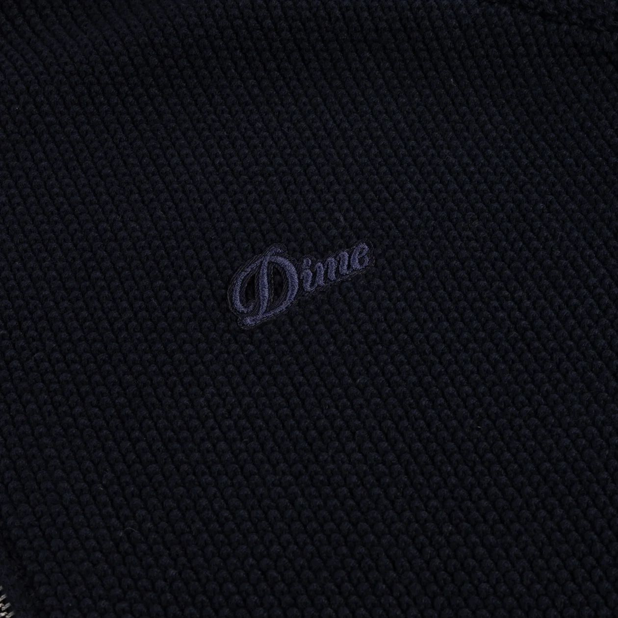 【残り一点】Knitted Pique Zip Sweater