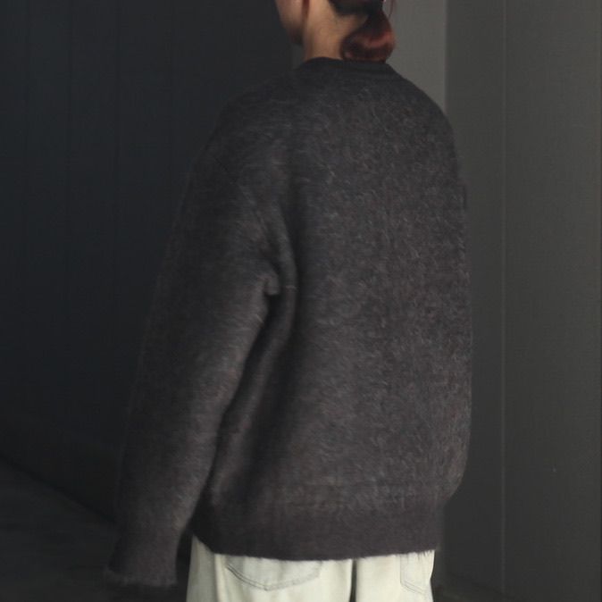 【残りわずか】Kid Mohair Mix Jacquard Knit LS