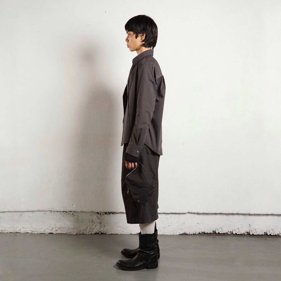 【残り一点】Fly Front Panelled Utility Shirt