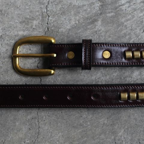 【残りわずか】3/4 Clincher Belt(HAVANA×BRASS)