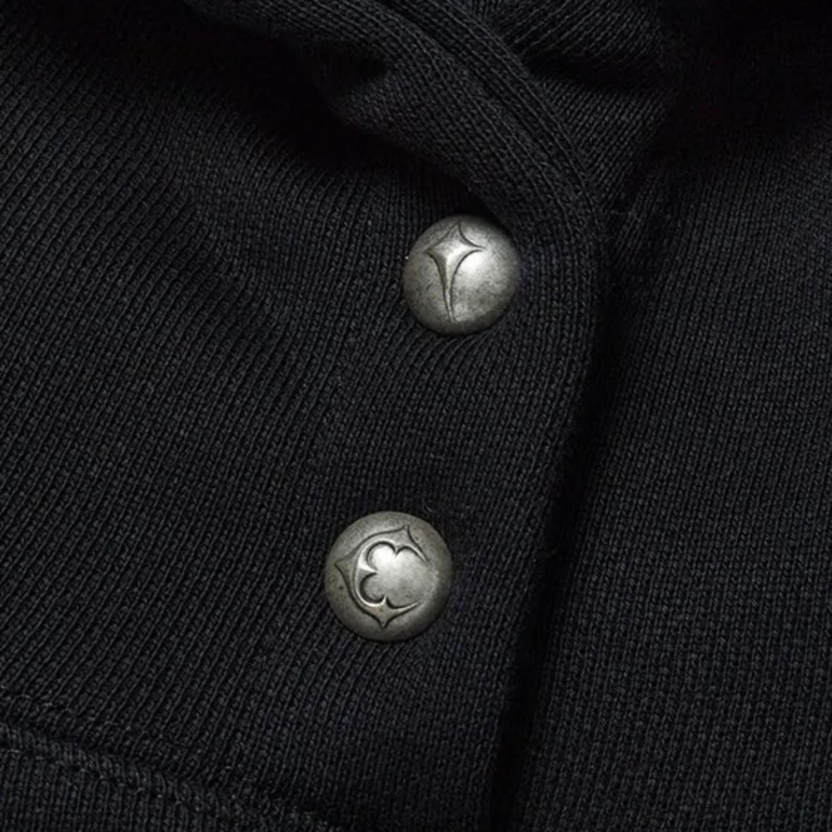 【残り一点】Leather Flame Hoodie