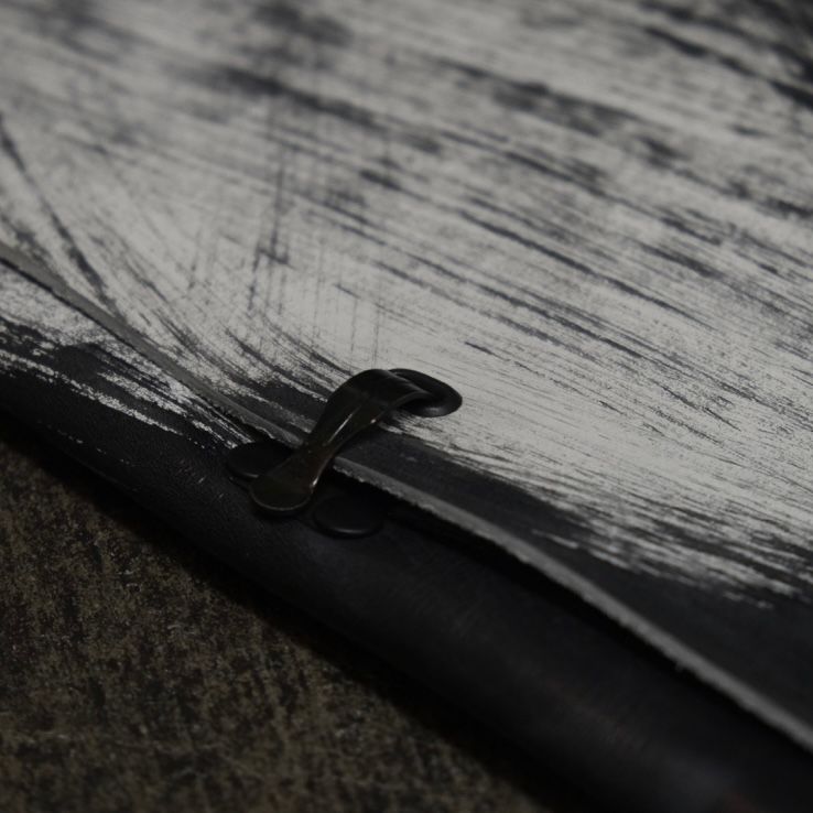 【お取り寄せ注文可能】Leather Combi Bag(BLACK&WHITE)