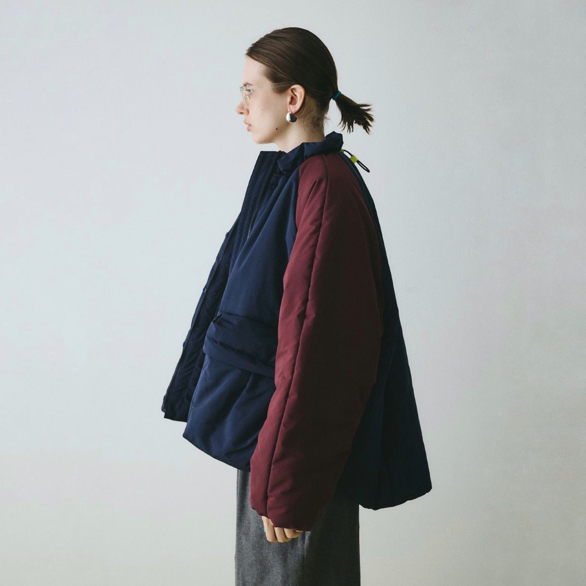 【残り一点】Frill Neck Padded Blouson