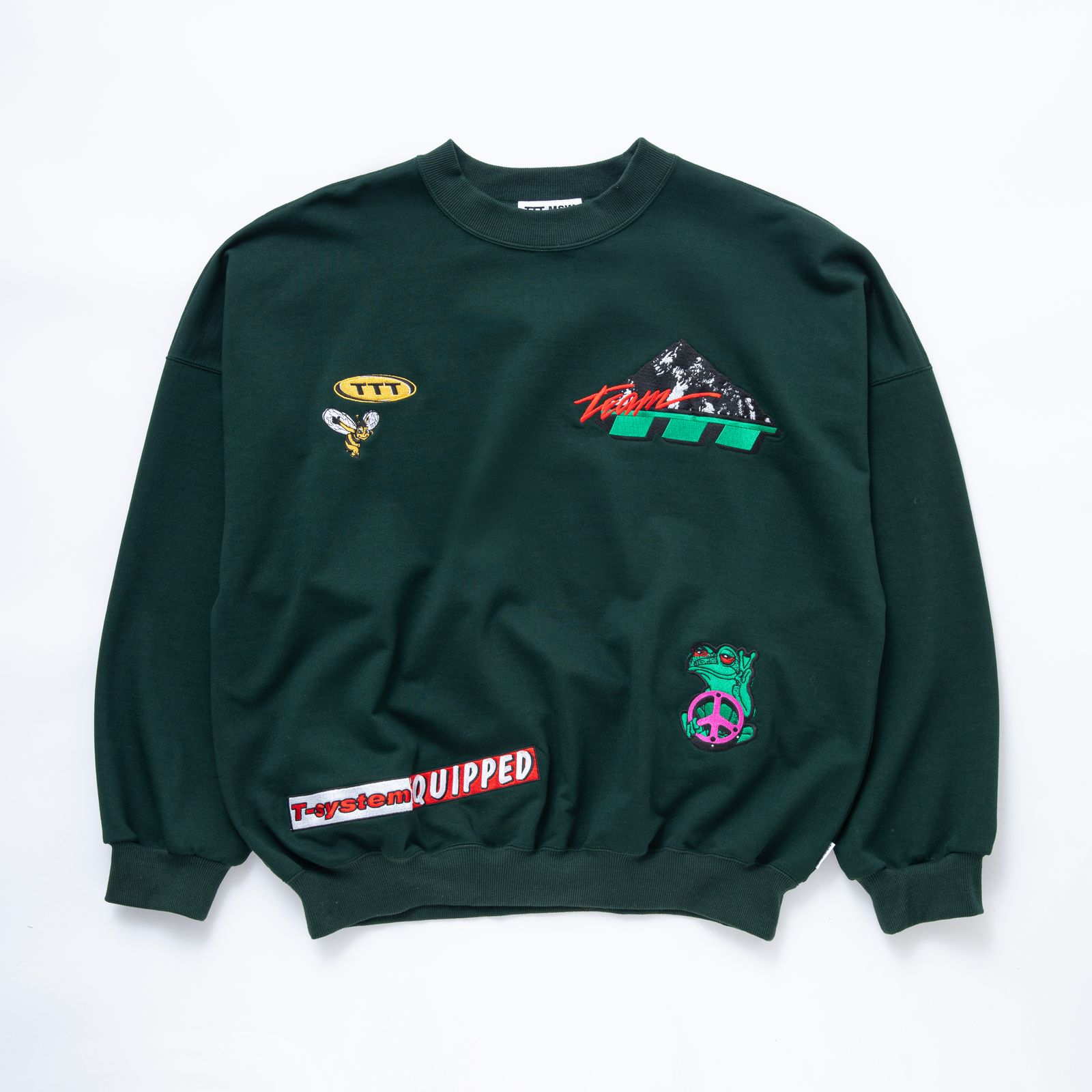 TTT MSW - 【残り一点】Mulch Embroidery Crew Neck Sweat | ACRMTSM 