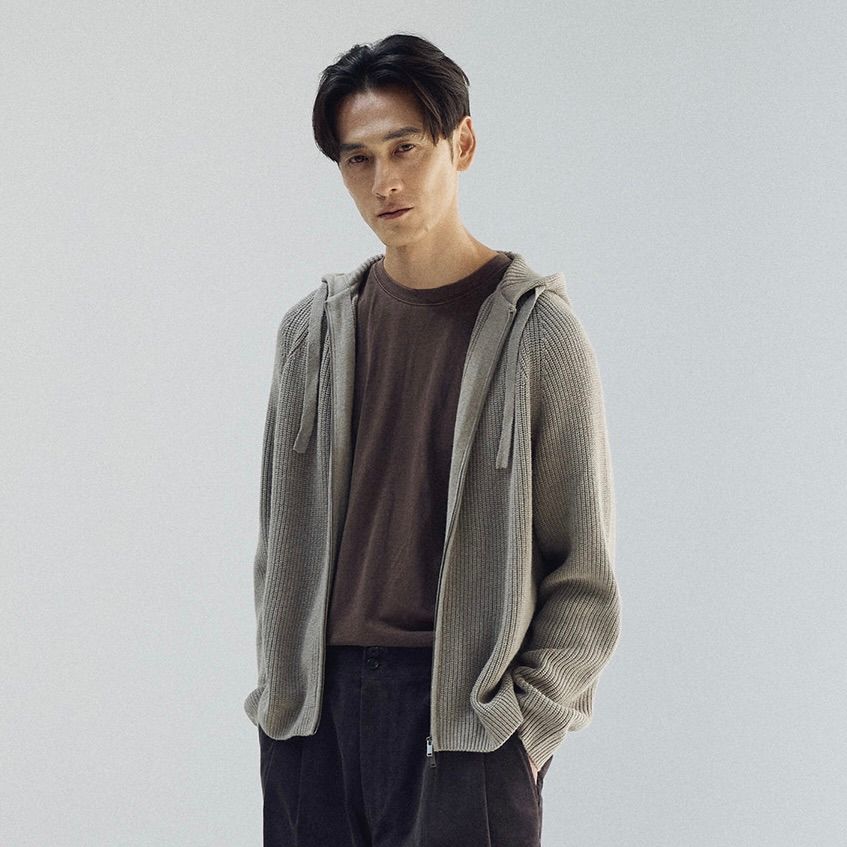 【残り一点】Hooded Knit Parka