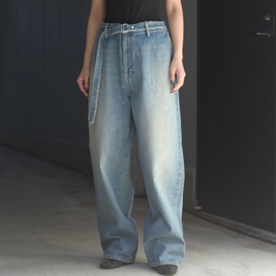 【残り一点】Belted Trousers(USED FADE)