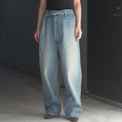 【残り一点】Belted Trousers(USED FADE)