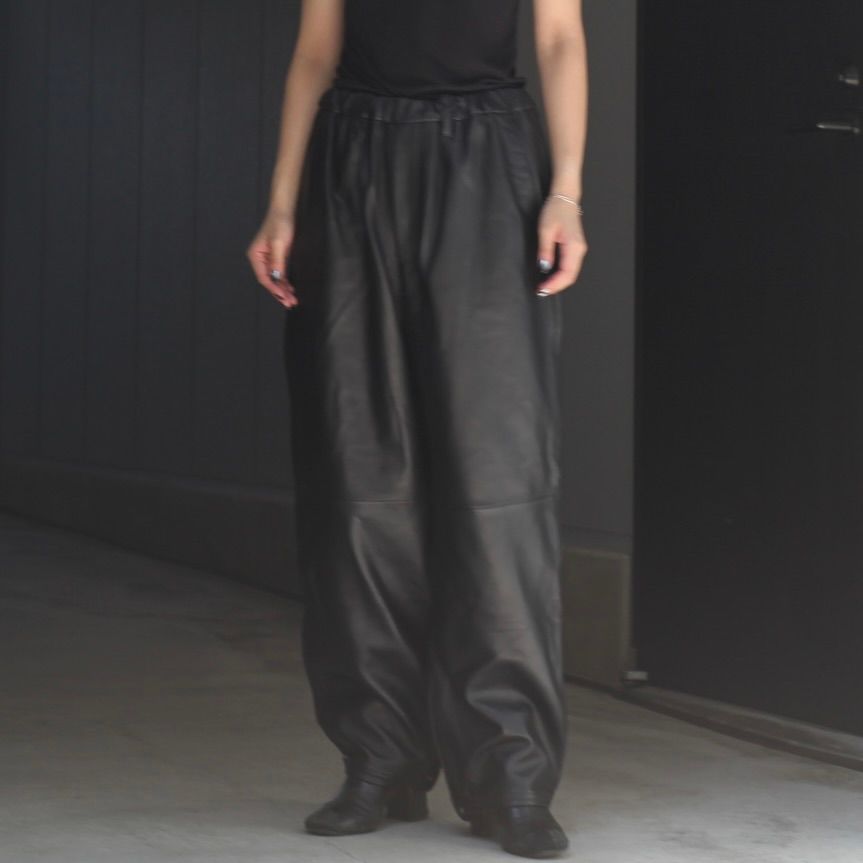 【残り一点】Sheep Leather Easy Trousers