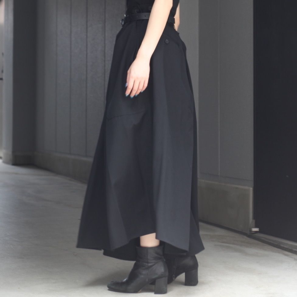 yohji yamamoto 袴パンツ Yohji Yamamoto - 【残り一点】袴パンツ(シワギャバ) | ACRMTSM ONLINE